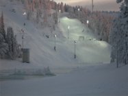 Cruising Ruka slopes 