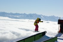 Frederick Iliano at the European Freeski Open 