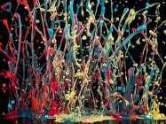 Sound Painting Photographs with Paint and Speakers 