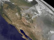 U.S. Wildfires Photographed From Space 