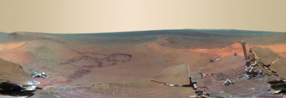 Stunning Red Planet Panorama Captured by Mars Rover Opportunity 