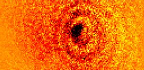 First Photograph of an Atom?s Shadow 