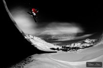 The story behind the photo: Flo Bastien 360 over the par-avalanche 
