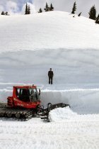 Massive Snowpack Means Summer Skiing at Mount Washington
