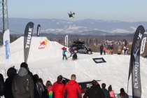 Erik Lundmark and Zuzana Stromkova take top spots during the Thule Polish Freeskiing Open 2015  driven by MINI 