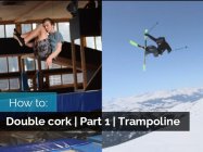 How to double cork | Part 1| How to double cork on trampoline 