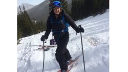 Mom Just Happy To Be Skiing With You