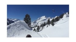 First Skier of the Season Sends Chad's Gap