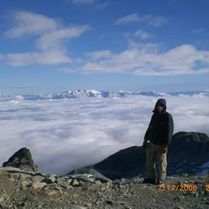 Up on the Whistler Glacier this summer!!!