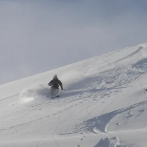 Media 'Charlotte and Onyx Enjoying the Powder' in category 'Big Mountain'