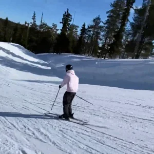 slushy birthday laps at Ruka park