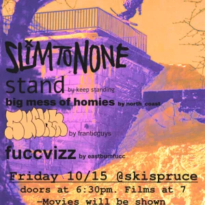 Street movies at Spruce Mtn. Maine Oct 15th!