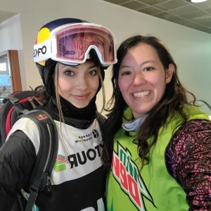 Selfie with Eileen Gu