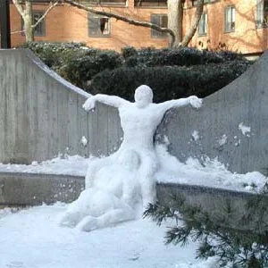 1 very happy snowman