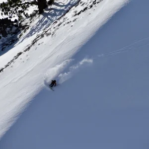 Early Season Sled Skiing