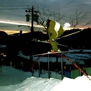 Backslide@ The Game Rossland Rail Jam