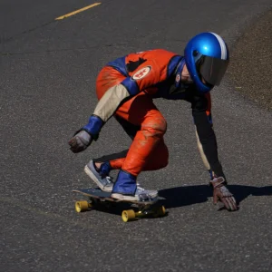 Maryhill Spring 2022 old-school longboarder