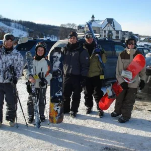 Me, my two friends, and two brothers