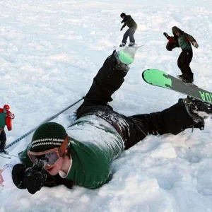 Shit happens when you ski on acid...