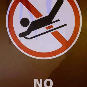 NO SLEDDING