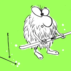 The F+!%K is skiing?