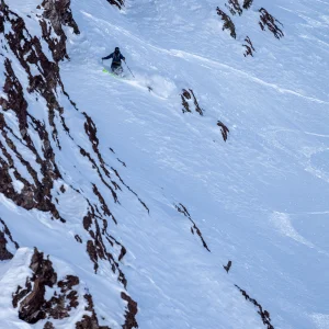 Heli skiing (parraguirre zone border with argentina)