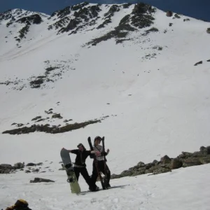 We skied a 14er in June
