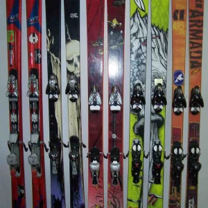 My skis + bother skis