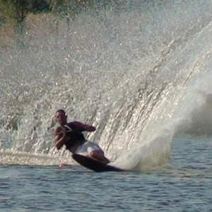 Me in a ski tournament