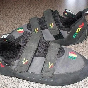 My rasta climbing shoes