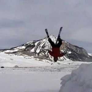 Backflip on 55ft road step down