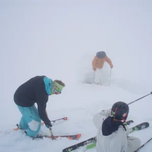 Jibin snow boluder with Ant