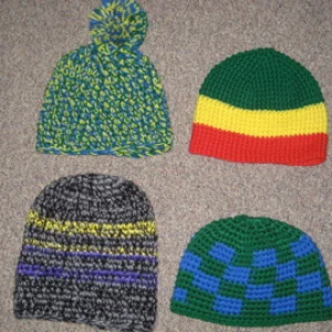 All these hats are for sale
