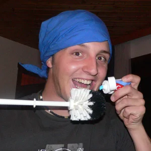 He is crazy, hihihihi