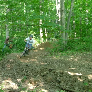 Mark on the woods track