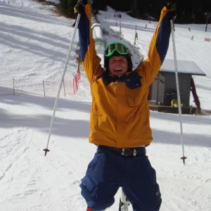 Standing at the base in uniform