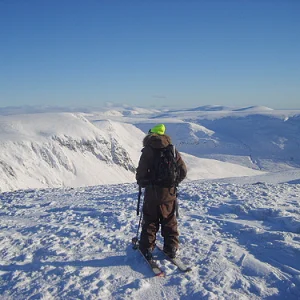 Glenshee BC Trip 12/1/08 (J.P Checking Out Some New Lines)