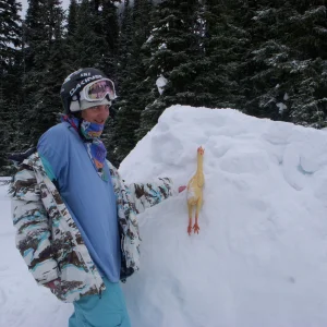 Me and Turbo the Rubber Chicken