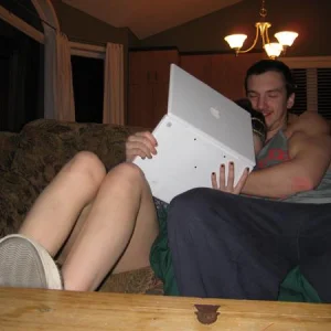 My girlfriend editing my video part