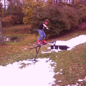 PA. we ski in our jeans