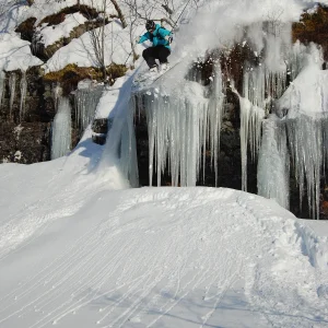 Me dropping a litle cliff