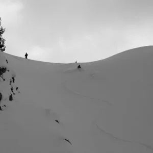Late season pow