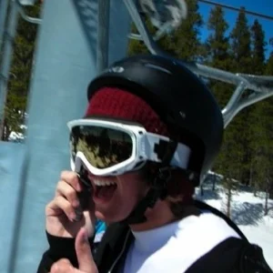 Me on the chairlift
