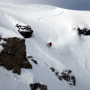 Icelantic Photo-Invite - Scott VerMerris - Icelantic Shaman - Horseshoe Couloir - Jackson Back