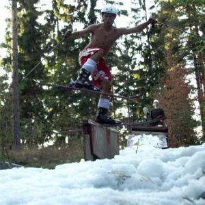 Skislide backslide