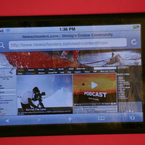 Newschoolers.com on my Ipod touch