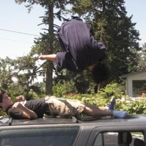 Frontflip over friend