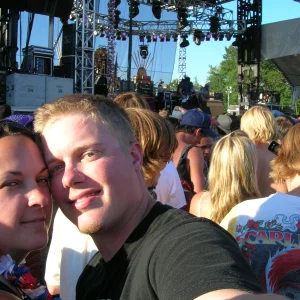 Jess and I with Modest Mouse in background