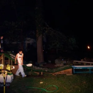 The new and improved backyard setup