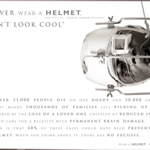 I newer wear a helment